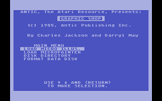 Graphic Shop atari screenshot